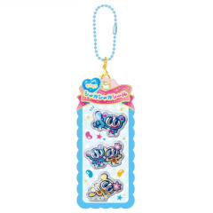 Japan Narumiya Characters Shaker Acrylic Keychain - Angel Blue : Glitter Sequins Blue