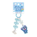Japan Narumiya Characters Puffy Bead Keychain - Angel Blue : Heart Glossy - 1