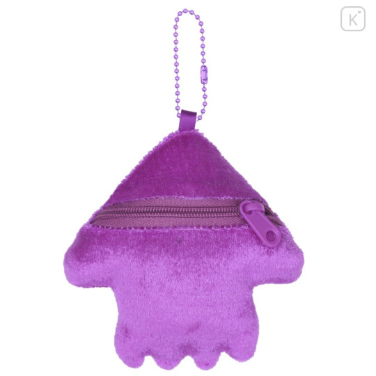 Japan Splatoon Plush Pouch & Bag Charm - Squid Purple - 2