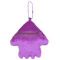 Japan Splatoon Plush Pouch & Bag Charm - Squid Purple - 2