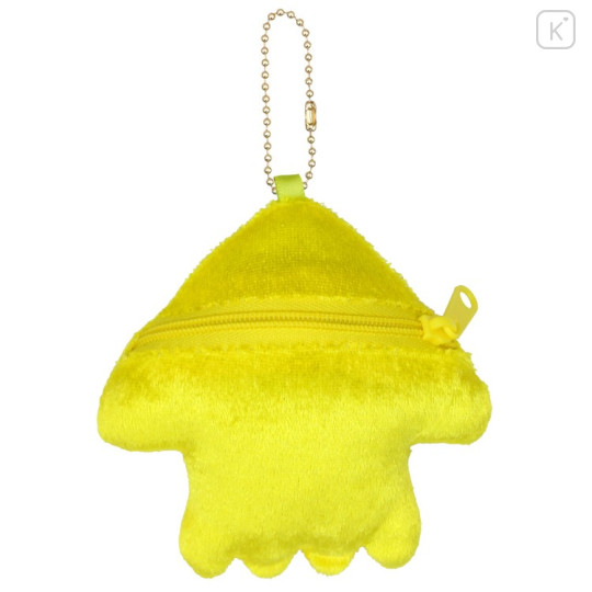 Japan Splatoon Plush Pouch & Bag Charm - Squid Yellow - 2