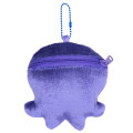 Japan Splatoon Plush Pouch & Bag Charm - Octopus Deep Blue - 2