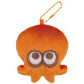 Japan Splatoon Plush Pouch & Bag Charm - Octopus Orange - 1