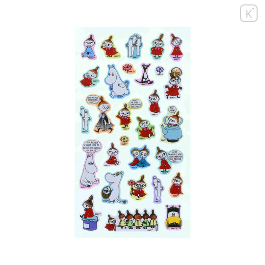 Japan Moomin Marshmallow Sticker - Little My - 3