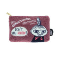 Japan Moomin Sagara Embroidery Pouch - Little My - 1