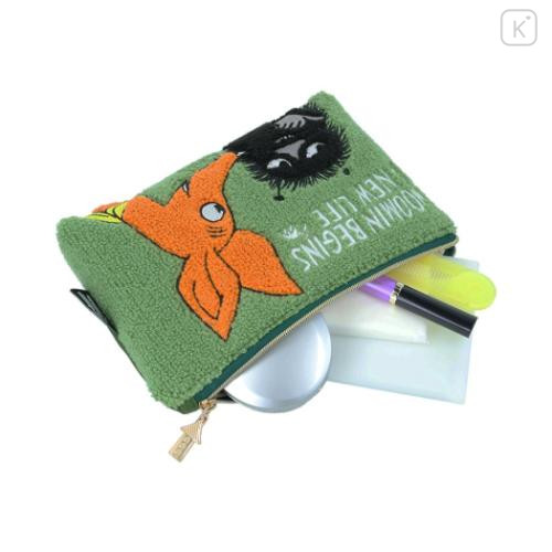 Japan Moomin Sagara Embroidery Pouch - Moomin : Begins a new life - 4