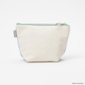 Japan Moomin Sagara Embroidery Trapezoid Pouch - Moomintroll - 2