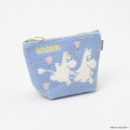 Japan Moomin Sagara Embroidery Trapezoid Pouch - Moomintroll - 3