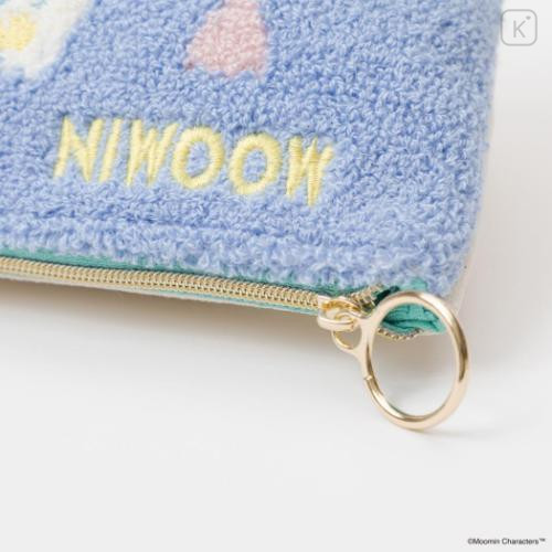 Japan Moomin Sagara Embroidery Trapezoid Pouch - Moomintroll - 5