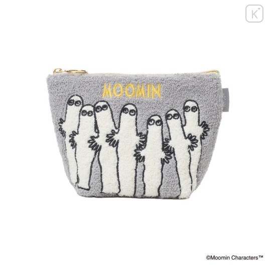 Japan Moomin Sagara Embroidery Trapezoid Pouch - Hattifatteners - 1