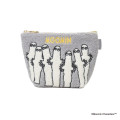 Japan Moomin Sagara Embroidery Trapezoid Pouch - Hattifatteners - 1