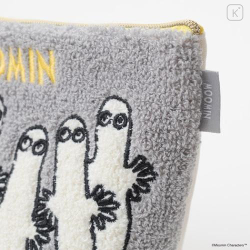 Japan Moomin Sagara Embroidery Trapezoid Pouch - Hattifatteners - 4