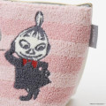 Japan Moomin Sagara Embroidery Trapezoid Pouch - Little My : Pink - 4