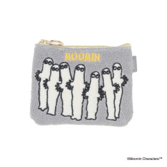 Japan Moomin Sagara Embroidery Mini Flat Pouch - Hattifatteners