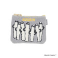 Japan Moomin Sagara Embroidery Mini Flat Pouch - Hattifatteners - 1