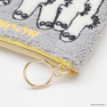 Japan Moomin Sagara Embroidery Mini Flat Pouch - Hattifatteners - 4