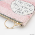 Japan Moomin Sagara Embroidery Mini Flat Pouch - Little My - 4