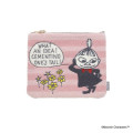 Japan Moomin Sagara Embroidery Flat Pouch - Little My - 1