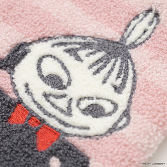 Japan Moomin Sagara Embroidery Flat Pouch - Little My - 3