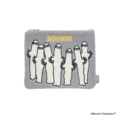 Japan Moomin Sagara Embroidery Flat Pouch - Hattifatteners
