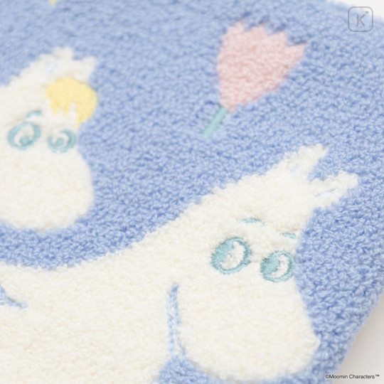 Japan Moomin Sagara Embroidery Flat Pouch - Moomintroll - 3