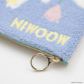 Japan Moomin Sagara Embroidery Flat Pouch - Moomintroll - 4