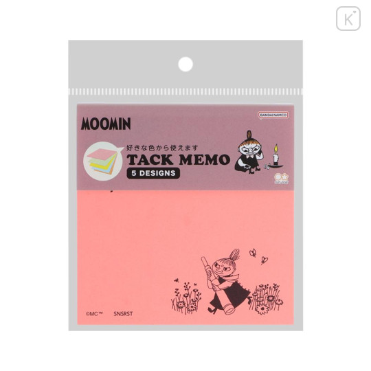 Japan Moomin Tack Memo Sticky Notes - Little My : Colors A - 1