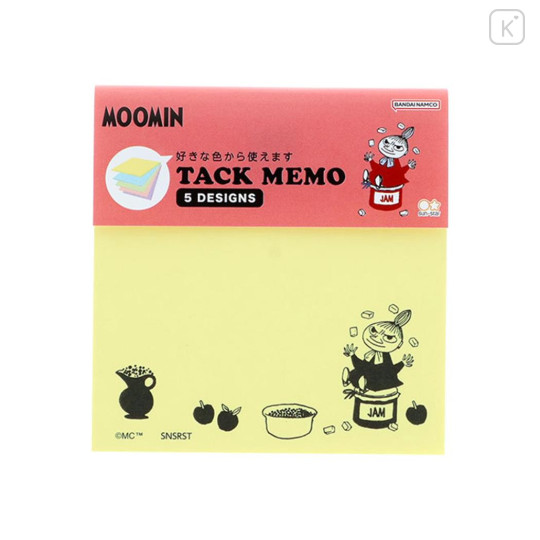 Japan Moomin Tack Memo Sticky Notes - Little My : Colors B - 1
