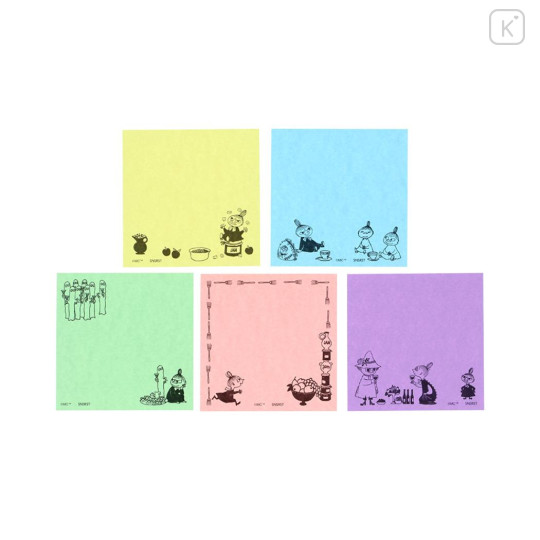 Japan Moomin Tack Memo Sticky Notes - Little My : Colors B - 3