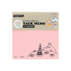 Japan Moomin Tack Memo Sticky Notes - Moomintroll : Colors B
