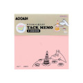 Japan Moomin Tack Memo Sticky Notes - Moomintroll : Colors B - 1