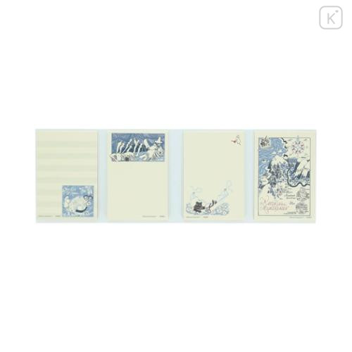 Japan Moomin Flip-Up Memo Pad - Hattifatteners & Moomintroll & Snufkin : Map - 4
