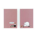 Japan Moomin Flip-Up Memo Pad - Little My & Moomintroll - 3