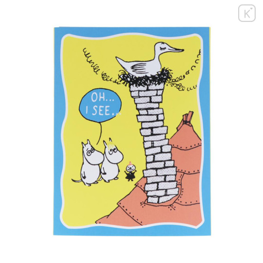 Japan Moomin Flip-Up Memo Pad - Moomintroll - 1
