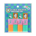 Japan Peanuts Cable Holder Set - Snoopy : Green - 1