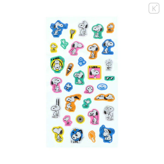Japan Peanuts Marshmallow Sticker - Snoopy : Pink - 2