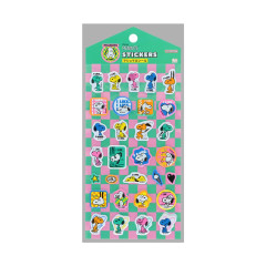 Japan Peanuts Marshmallow Sticker - Snoopy : Green