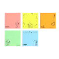 Japan Peanuts Tack Memo Sticky Notes - Snoopy : Neon Pink - 2