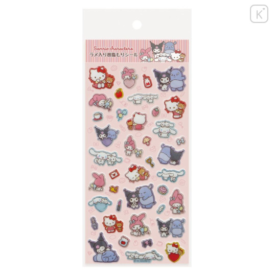 Japan Sanrio Glitter Resin Sticker - Always Together - 1