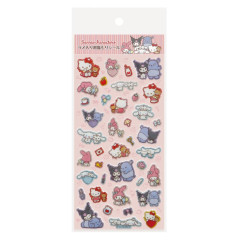 Japan Sanrio Glitter Resin Sticker - Always Together