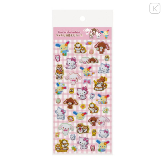 Japan Sanrio Glitter Resin Sticker - Heisei - 1