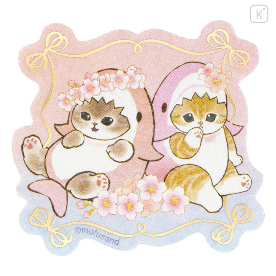 Japan Mofusand Sticker Set - Sakura Shark Cat - 4