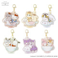 Japan Mofusand × Sanrio Secret Trading Marble Acrylic Charm - Blind Box - 1