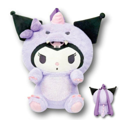 Japan Sanrio Plush Backpack - Kuromi : Dinosaur