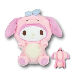 Japan Sanrio Plush Backpack - My Melody : Dinosaur