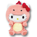 Japan Sanrio Plush Backpack - Hello Kitty : Dinosaur - 2