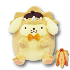 Japan Sanrio Plush Backpack - Pompompurin : Dinosaur