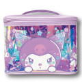 Japan Sanrio Vanity Pouch - Kuromi : Aurora Sparkling Face - 1