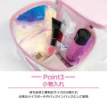 Japan Sanrio Vanity Pouch - Hello Kitty : Aurora Sparkling Face - 6