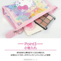 Japan Sanrio Aurora Clear Cosmetic Pouch - Kuromi : Sparkling Face - 6